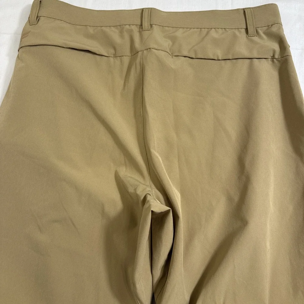 FootJoy Golf Pants TAN/BRN Performance Stretch Polyester Spandex MENS 33 X 32